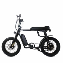 Classical 20 Inch Fat Tire Vintage 2 Seat Electric Bike Retro Style E-Bike